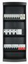 Emat 3-fase groepenkast met 9 groepen en 2 krachtgroepen 220x550