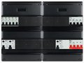 Emat 3-fase groepenkast met 5 groepen en krachtgroep 440x330