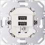 Berker USB-oplaadcontactdoos 230 V 260209 polarwit mat
