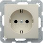 Berker S.1/B.3/B.7 Wandcontactdoos Inbouw (stucwerk) RA 1V Crèmewit 6147438982
