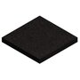 Draagrubber 100x10x100mm