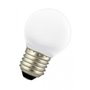 Ledlamp E27 kogellamp warm wit 1W