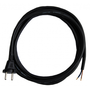 Gereedschapsnoer 2x1mm zwart 5 meter