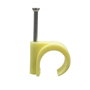 Spijkerclip creme 16/19 mm 100 stuks