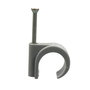 Spijkerclip grijs 16/19mm 100 stuks