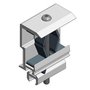 van der Valk eindklem verstelbaar aluminium 28-50MM 721552