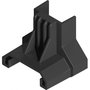 Clickfit Evo staaldak eindklemsteun zwart 1008065-B