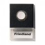Friedland opbouw beldrukker met tekstvlak Pushlite D723 zwart