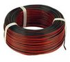 Luidsprekerkabel rood/zwart 2x0,75mm rol van 100 meter